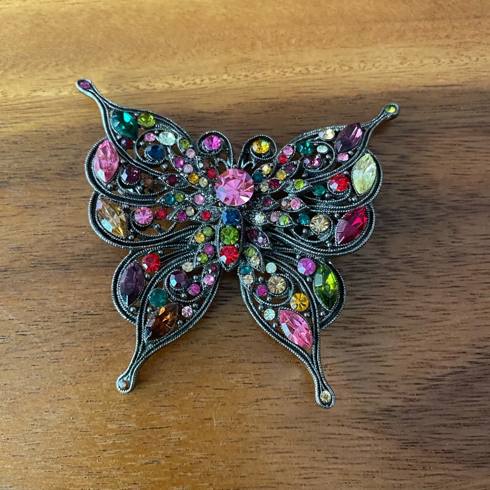 Colorful Butterfly Brooch